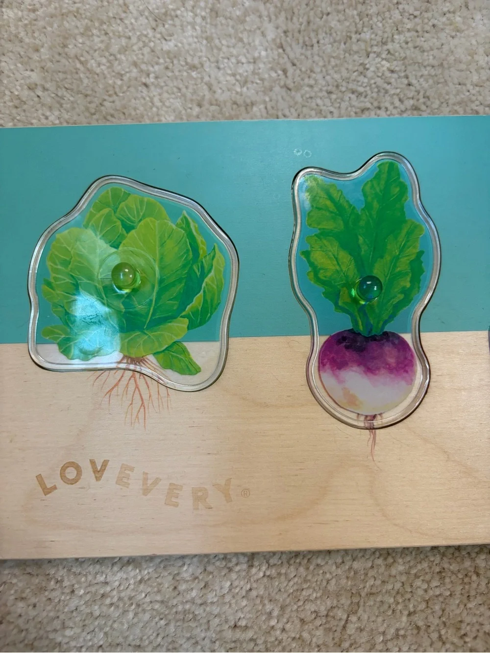 Lovevery Community Garden Puzzle – Montessori Wooden Learning Toy